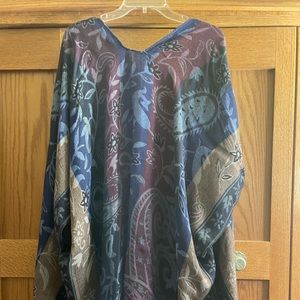 Chicos fringes ruana